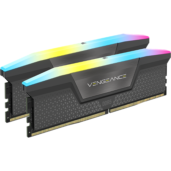 Memória RAM Corsair Vengeance RGB 32GB (2x16GB) DDR5 6000MHz C38 - CMH32GX5M2D6000Z38