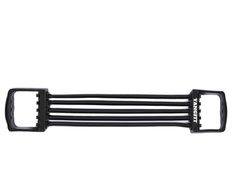 Elástico Extensor Tensão Ajustável 5 Vias Yangfit - Preto