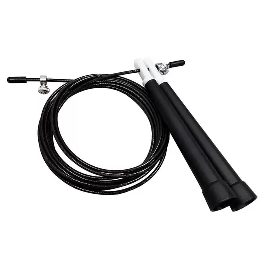 Corda Profissional Cabo de Aço Speed Rope Com Giro - Natural Fitness