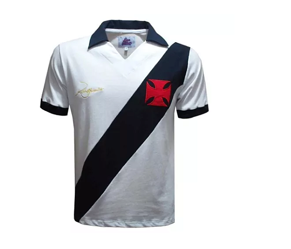 Camisa Retrô Feminina Do Vasco 1971 Branca
