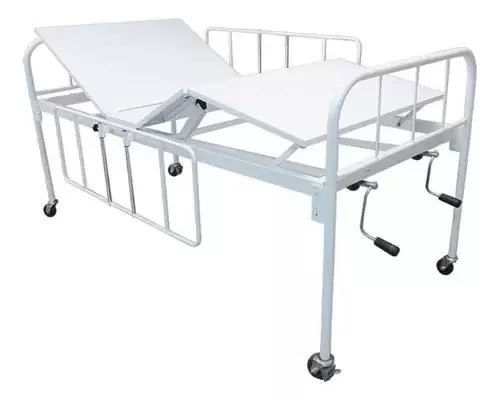 Cama hospitalar manual 2 manivelas - Marca Hospitalar