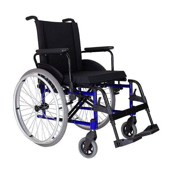 Cadeira de Rodas Alumínio Ortomobil MA3 SLIM Dobrável em X