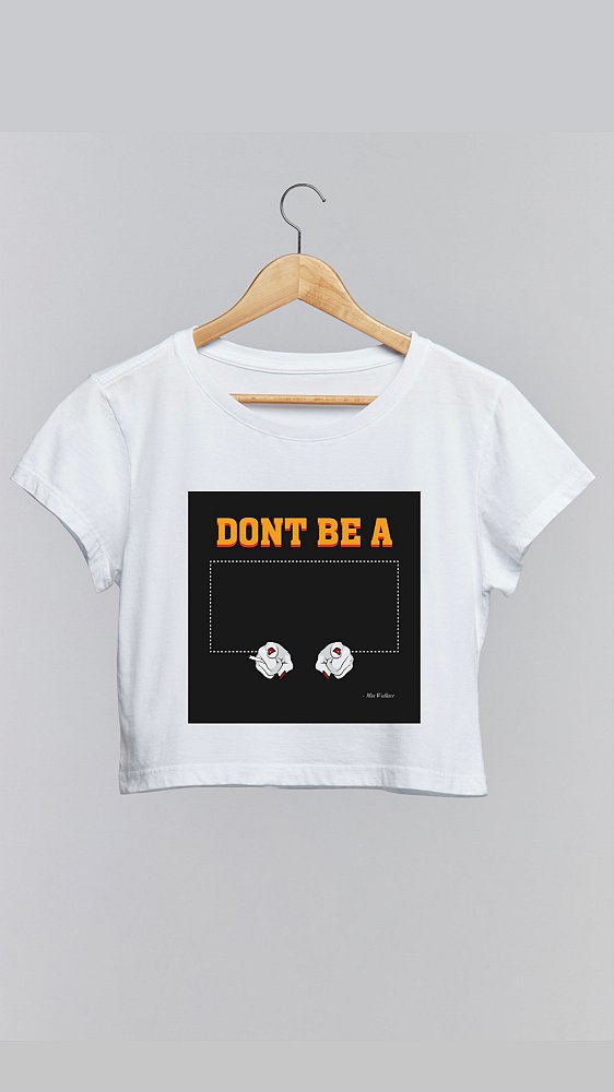 Cropped SQUARE - 100% algodão branco