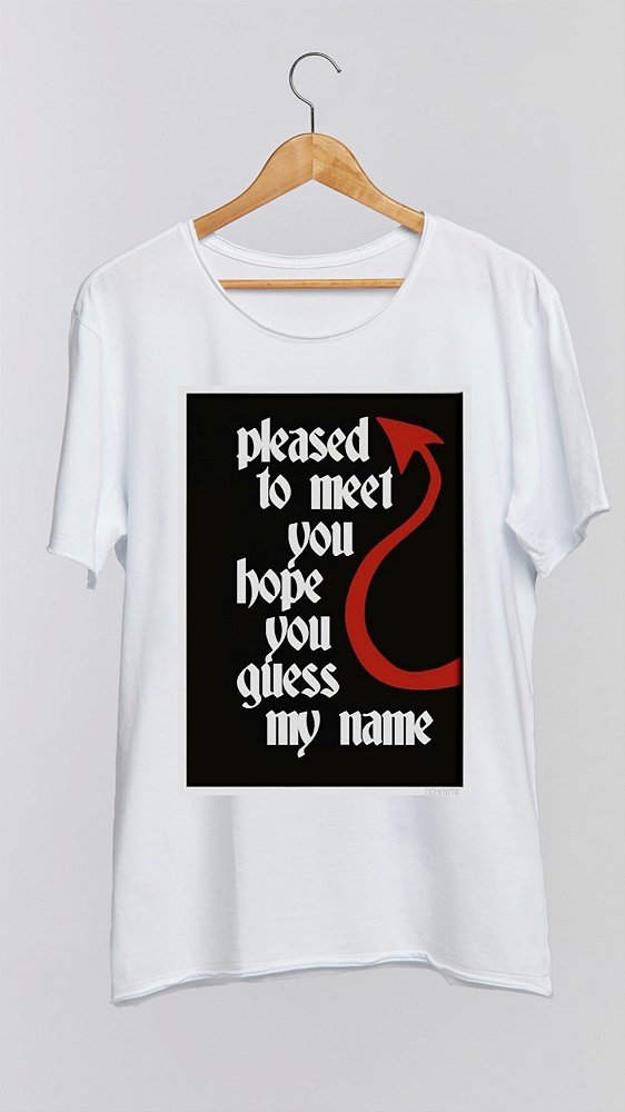Camiseta ROLLING STONES - 100% algodão corte a fio branca