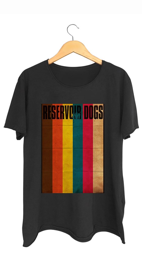 Camiseta RESERVOIR DOGS - 100% algodão corte a fio preta