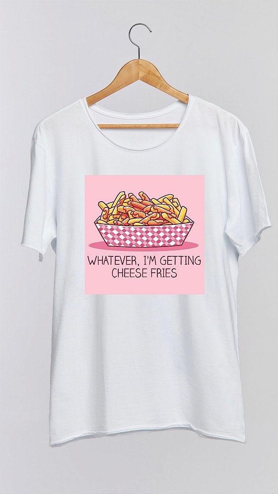 Camiseta MEAN GIRLS - 100% algodão corte a fio branca