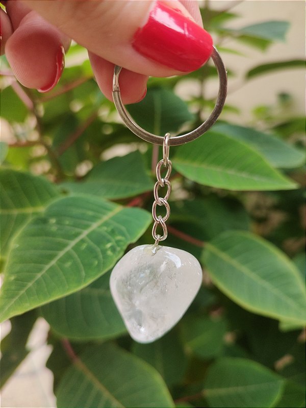 Chaveiro Quartzo Cristal - Amplificador e purificação