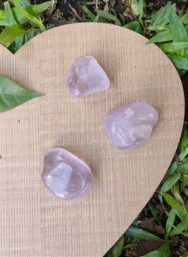 Pedra Rolada Ametista - Transmutação e Conexão