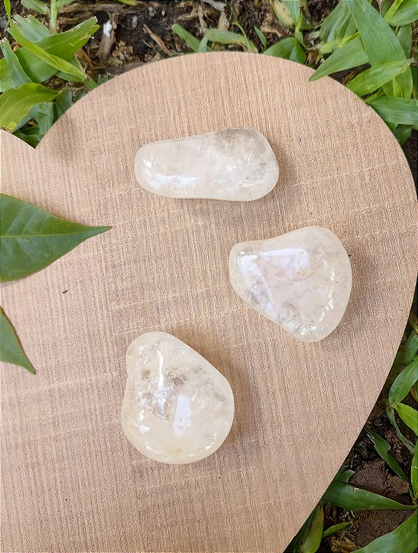 Pedra Rolada Quartzo Cristal - Amplificador e Purificação