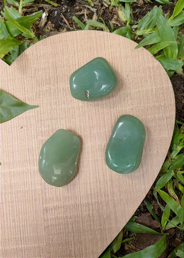 Pedra Rolada Quartzo Verde - Saúde e equilíbrio