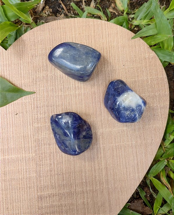 Pedra Rolada Sodalita - Direcionamento e Clareza mental