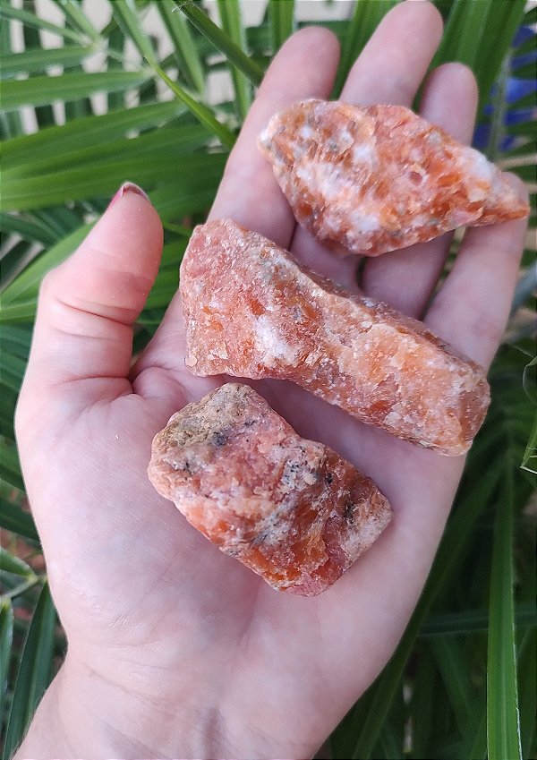 Pedra Bruta Calcita Laranja - Energizante e Criatividade