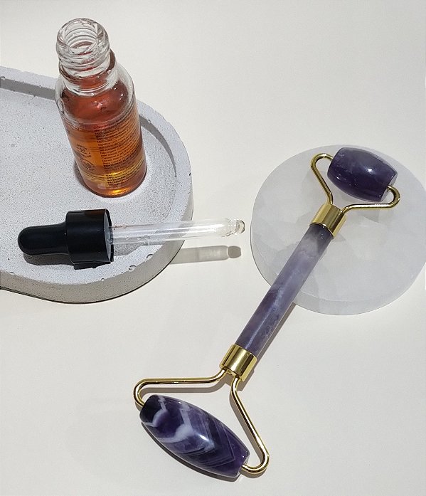 Massageador Facial Ametista - Intuição e Transmutação