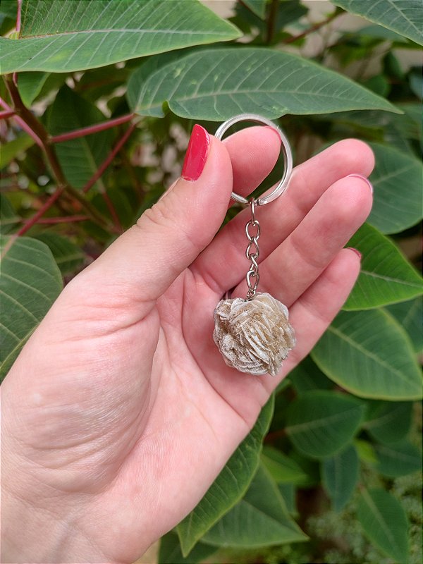 Chaveiro Rosa do Deserto - Autoaceitação, dissolução de crenças