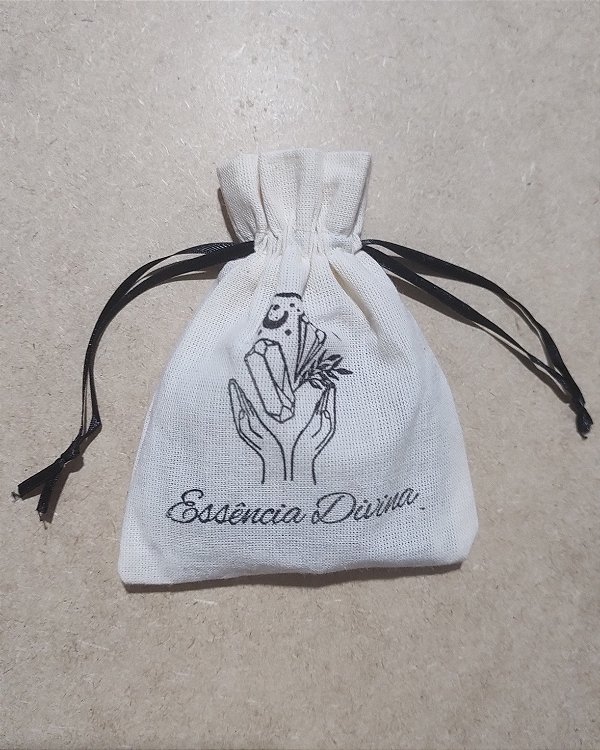 Saquinho de algodão cru