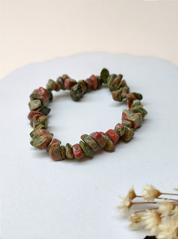 Pulseira Cascalho Unakita - Trabalha problemas do passado