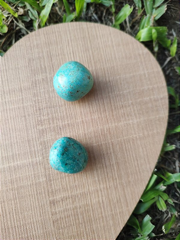 Pedra Rolada Crisocola - Harmonia e Equilibrio Feminino