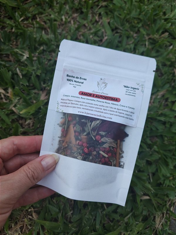 Banho de ervas - Amor e autoestima