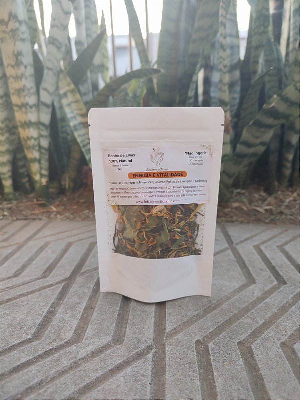 Banho de Ervas - Energia e Vitalidade