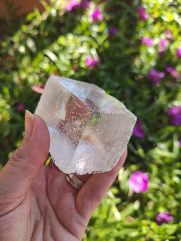 Calcita Óptica Branca- Sintonia, Memória e aprendizado