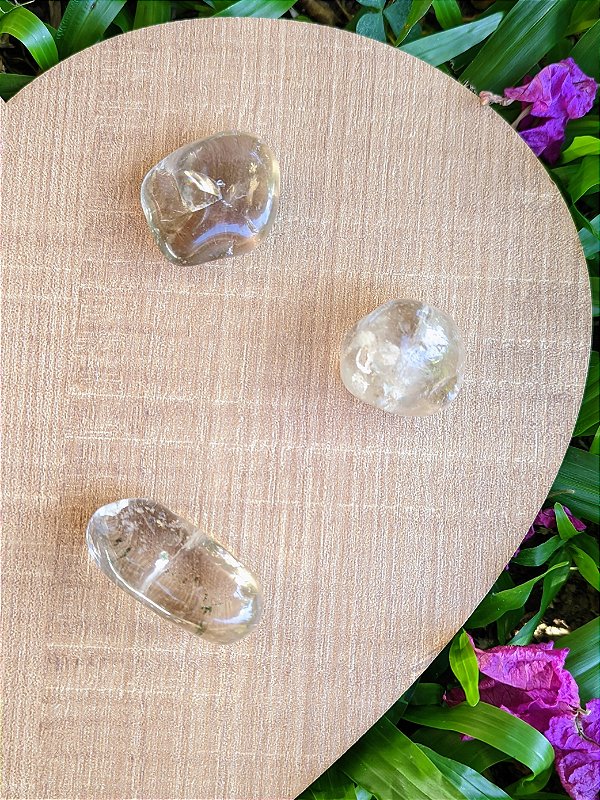 Pedra Rolada Citrino - Prosperidade e Realização