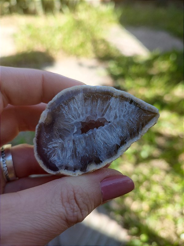 Geodo de Ágata Natural - Equilíbrio e amplificação