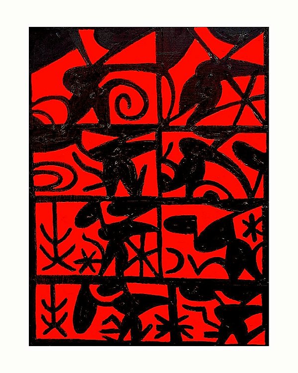 Pintura original. Título: Experimentação Estética N• 128