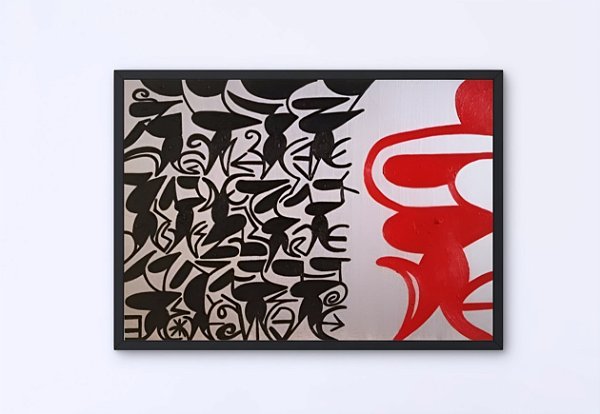 Pintura original. Título: Experimentação Estética N• 147