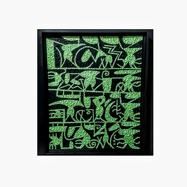 Pintura RIGUES Original. Título: Experimentação Estética N• 105