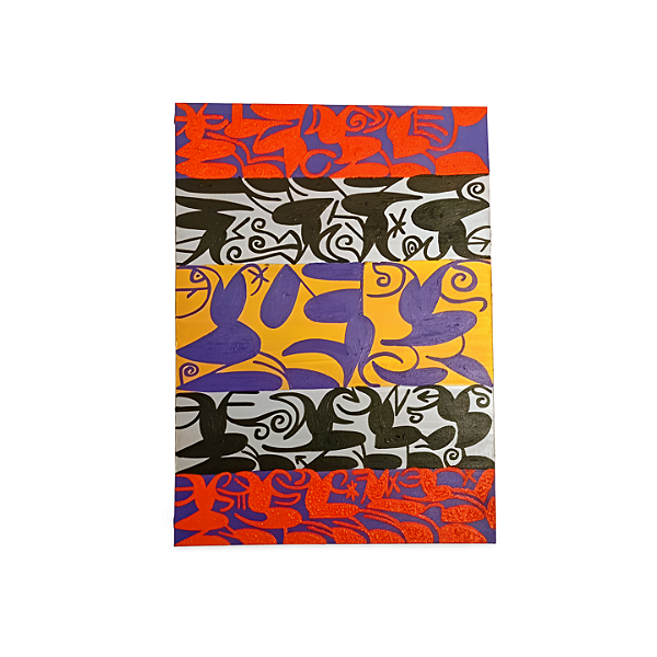 Pintura RIGUES Original. Título: Experimentação Estética N• 85