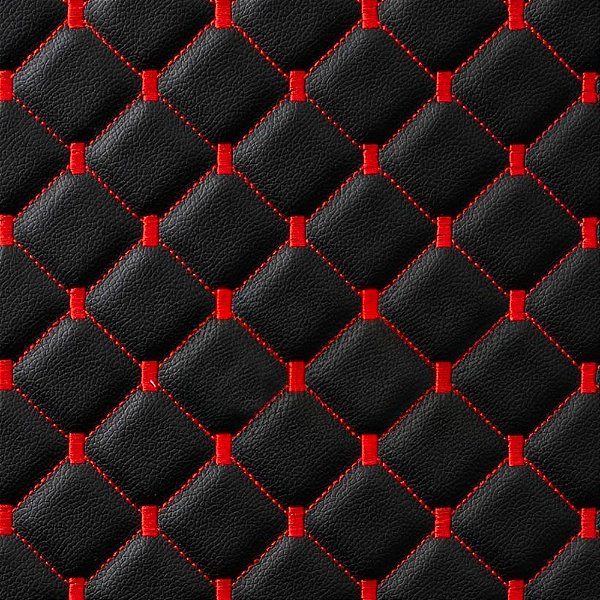 Courvin Automotivo Diamante Mosaico Preto/Vermelho