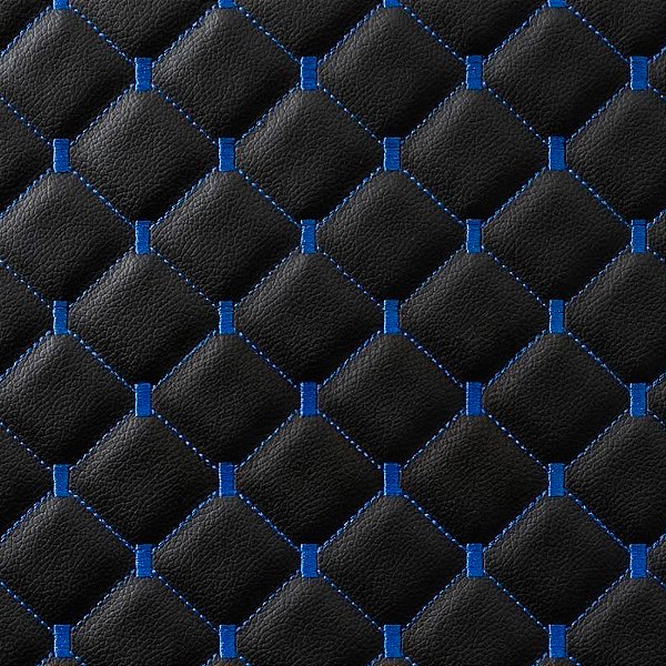 Courvin Automotivo Diamante Preto/Azul 1.00 x 1.40