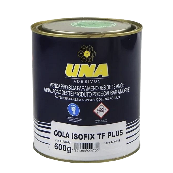 Cola de Contato para Isopor Isofix Plus Una 600g