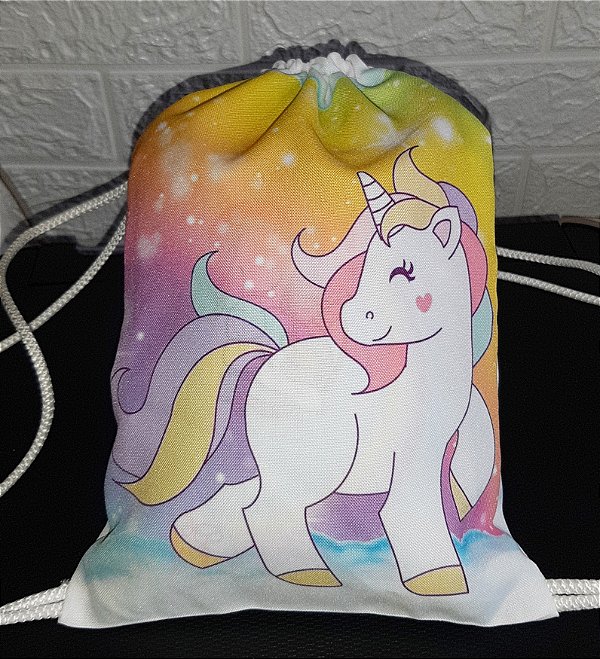 12 MOCHILINHAS 18X28 PERSONALIZADAS