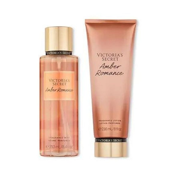 Kit Body Splash 236ml + Creme Hidratante Amber Romance 250ml Victoria's Secret