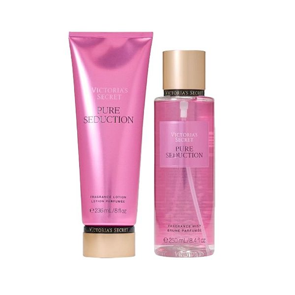 Kit Body Splash 250ml + Creme Hidratante Pure Seduction 236ml Victoria's Secret