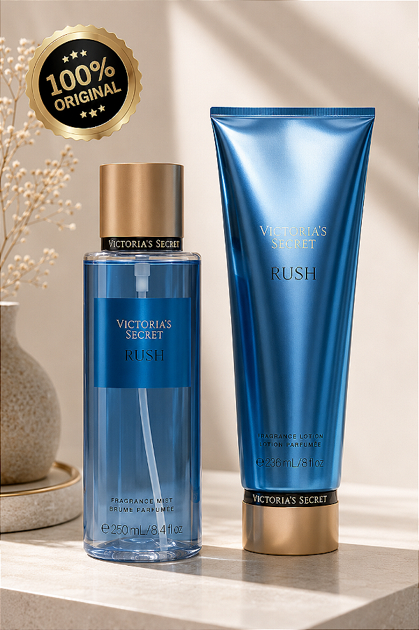 Kit Body Splash 250ml+ Creme Hidratante Rush 236ml | Original