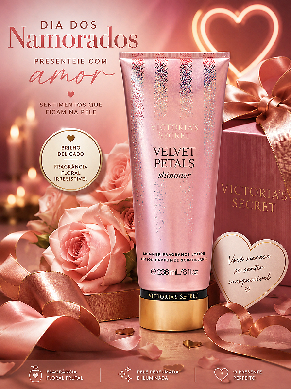 Shimmer Loção Hidratante Velvet Petals 236ml | Original