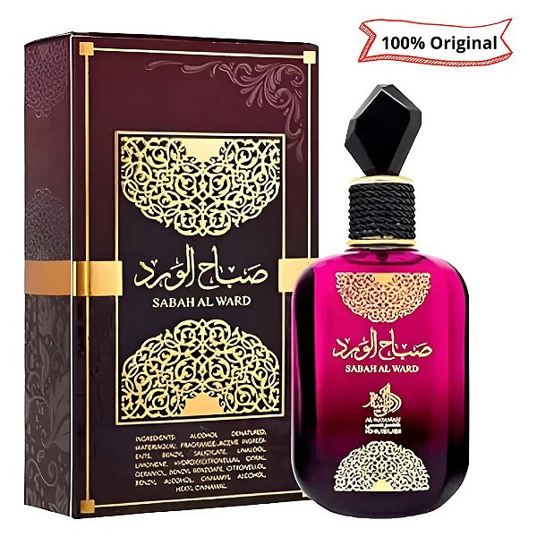 Perfume Arabe Sabah Al Ward Wataniah Original Feminino 100ml