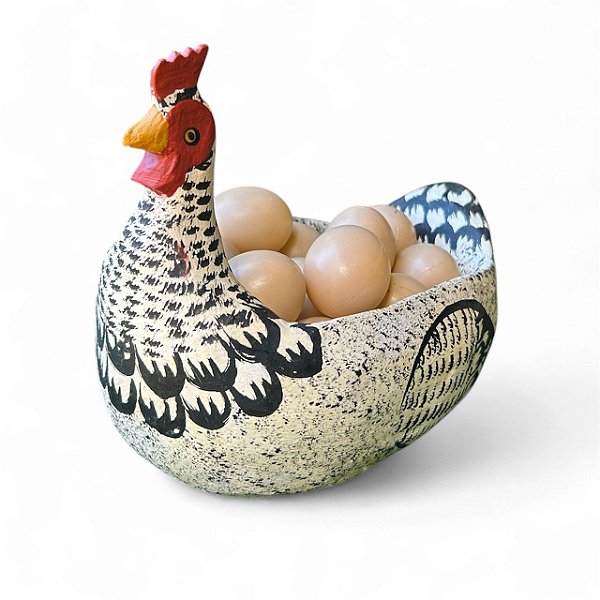 Porta-ovos - Suporte Para Ovos De Galinha Caipira Decorativa