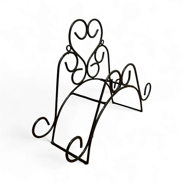 Porta Mangueira Suporte Enrolador Em Ferro Jardim Artesanal