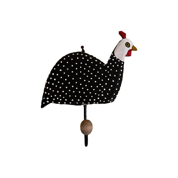 Cabide De Parede Galinha Dangola Em Madeira Artesanal