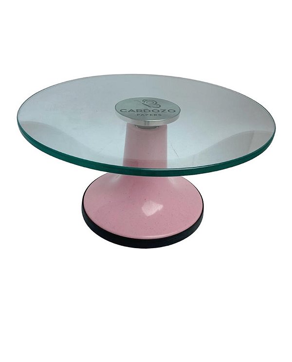 Bailarina Giratória Rosa Cardozo Papers com rolamento duplo - 30 cm