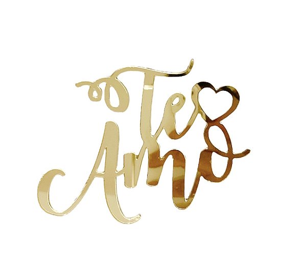 Aplique Te Amo - 12cm