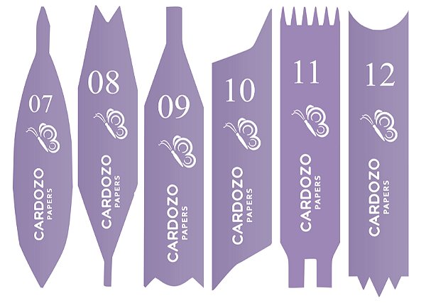 Espátulas Grafiato Cake -  7 ao 12