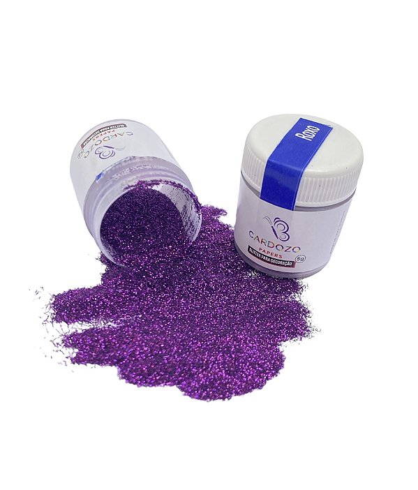 Glitter Cardozo Papers - Roxo