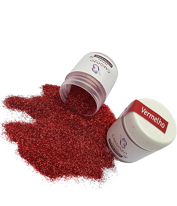 Glitter Cardozo Papers - Vermelho