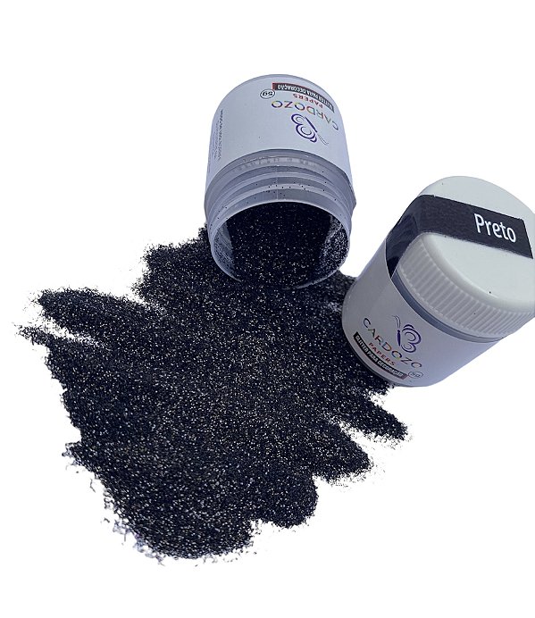 Glitter Cardozo Papers - Preto