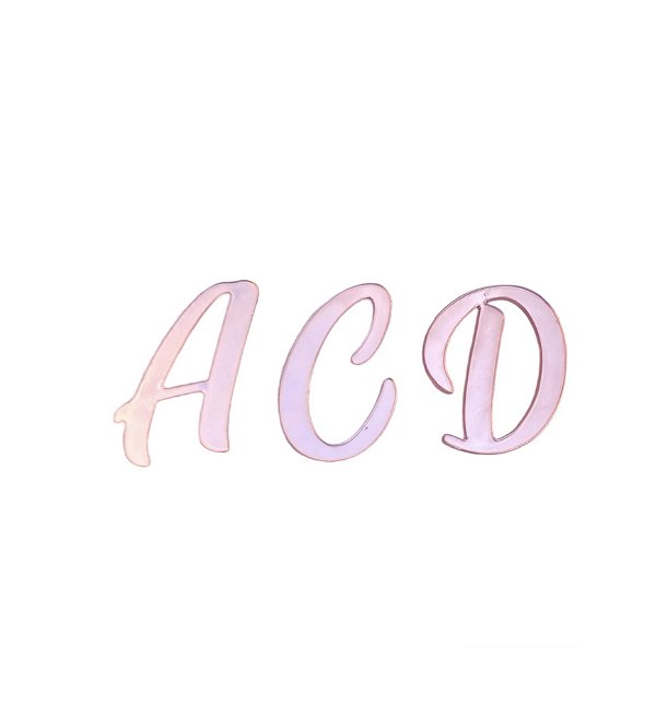 Letras de Acrílico - Rosé