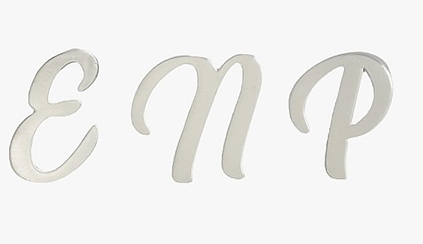 Letras de Acrílico - Prata